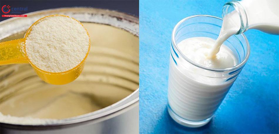 Uống sữa tươi hay sữa bột tốt hơn?