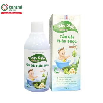 Tắm gội thảo dược nano Mộc diệp Sanfobee