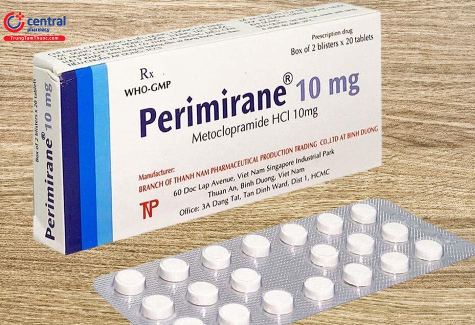 Thuốc chống nôn và buồn nôn cho trẻ từ 1 tuổi Perimirane