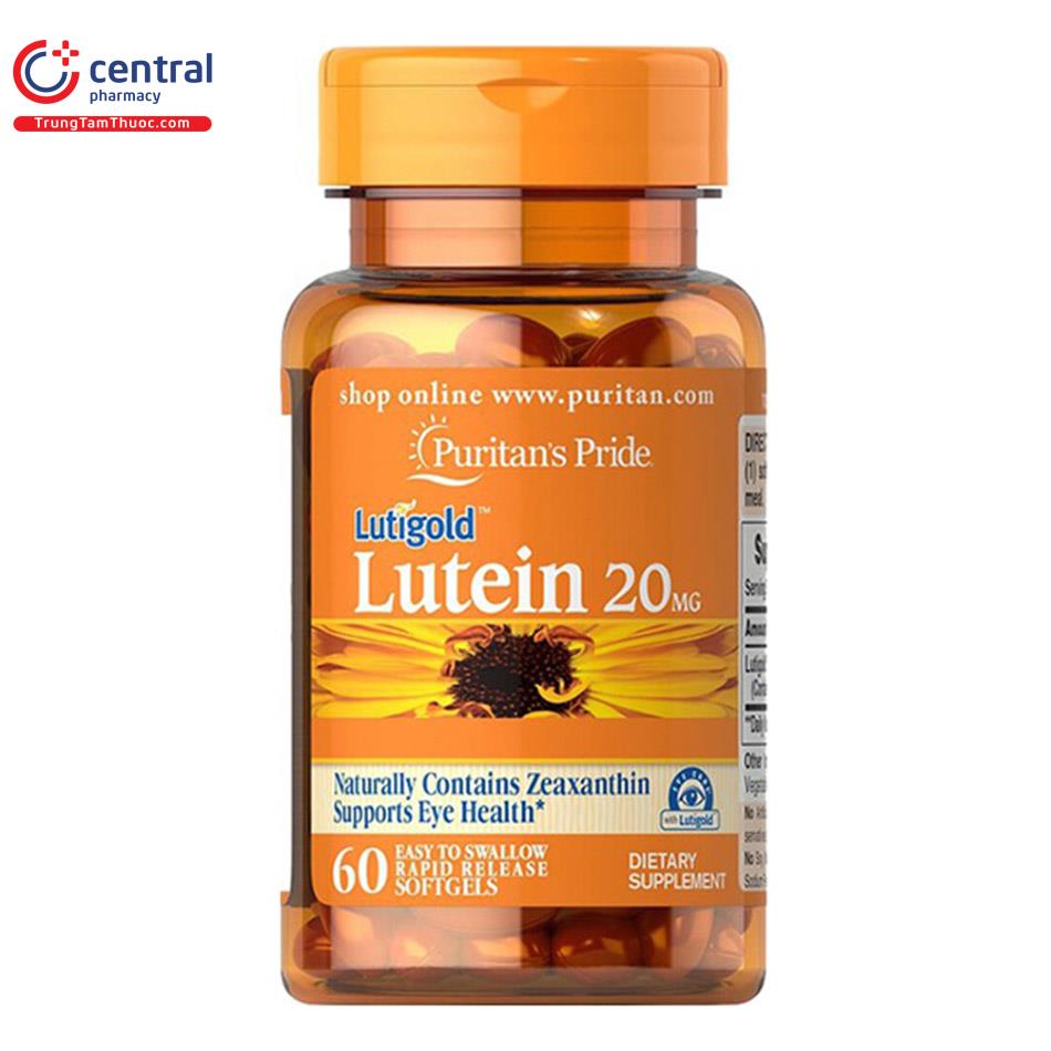 Thuốc bổ mắt Puritan's Pride Lutigold Lutein 20mg