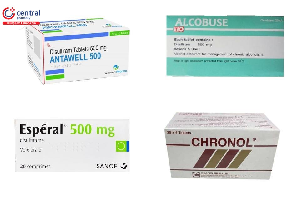 Thuốc cai rượu chứa Disulfiram