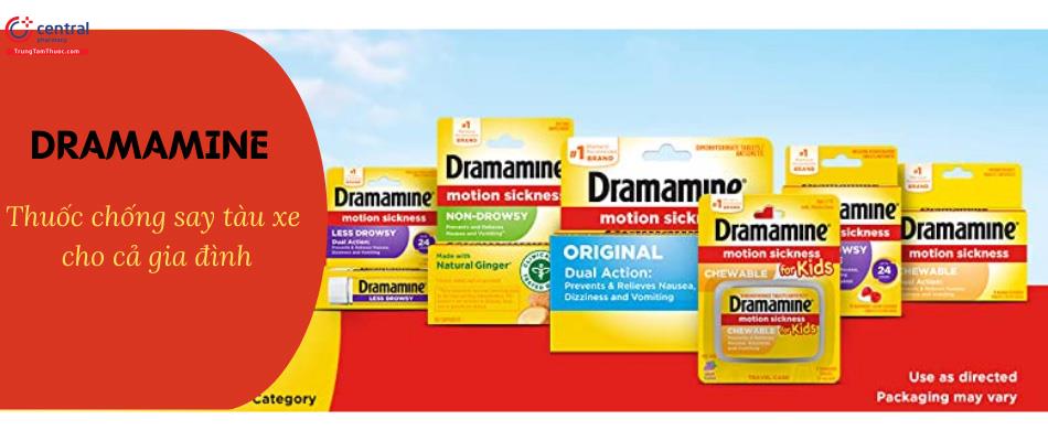 Thuốc chống say xe của Mỹ Dramamine