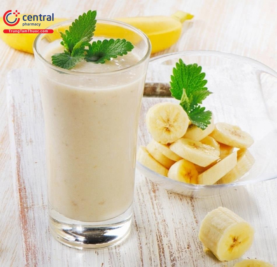 Sinh tố chuối giúp giảm cân