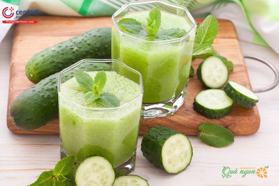 Nước ép dưa chuột hỗ trợ giảm cân hiệu quả