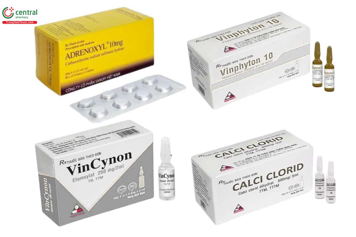 Một số thuốc đông máu toàn thân