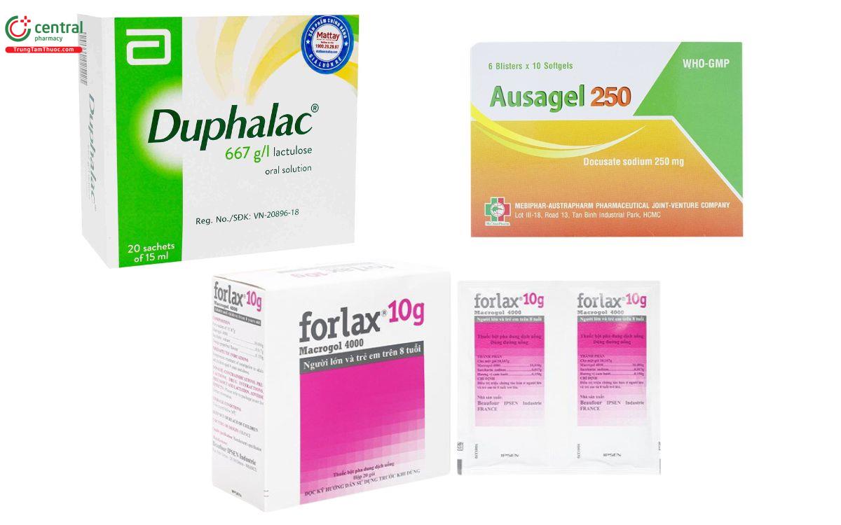 Thuốc nhuận tràng hỗ trợ điều trị trĩ