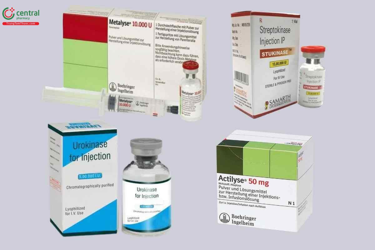 Một số thuốc làm tiêu fibrin