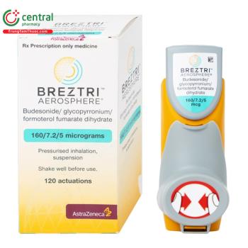 Bình xịt hít Breztri aerosphere