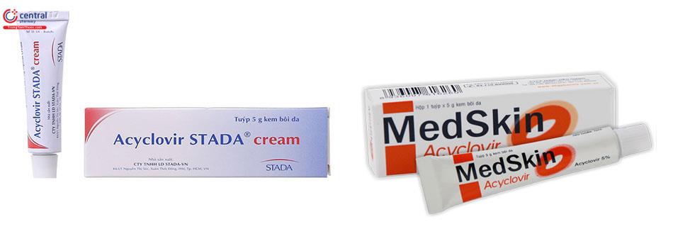 Các thuốc bôi thông dụng sử dụng điều trị Herpes
