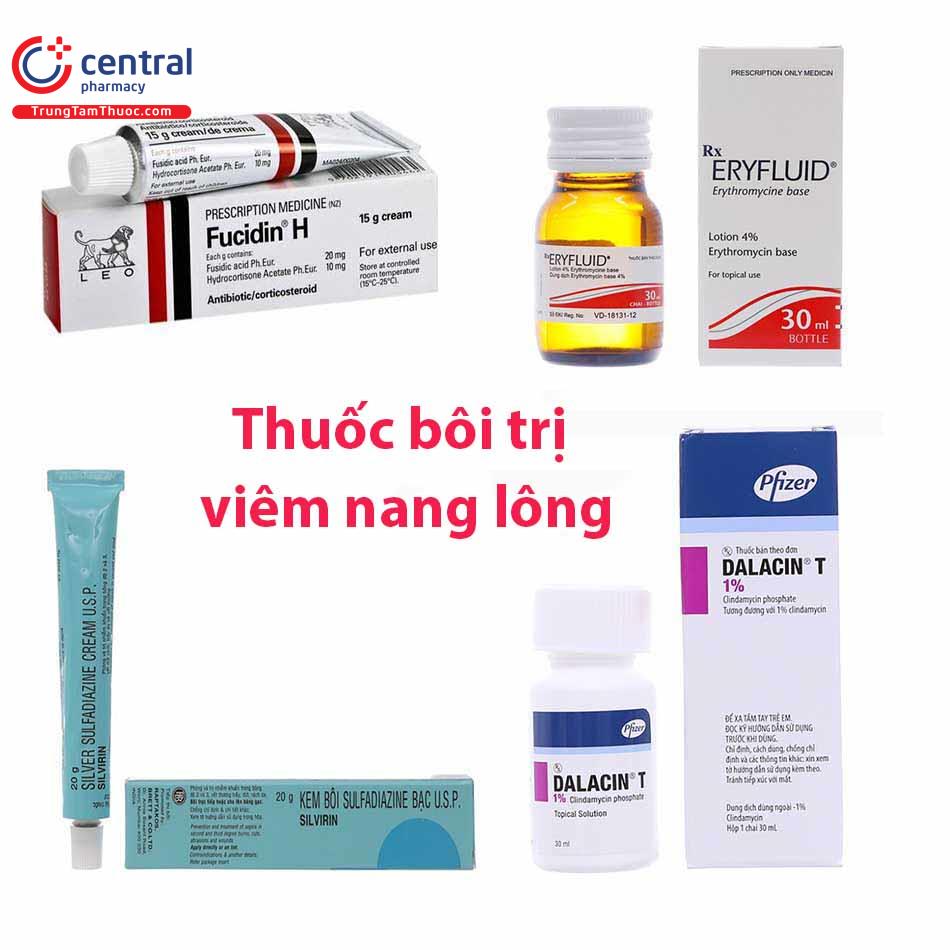 Thuốc bôi trị viêm nang lông