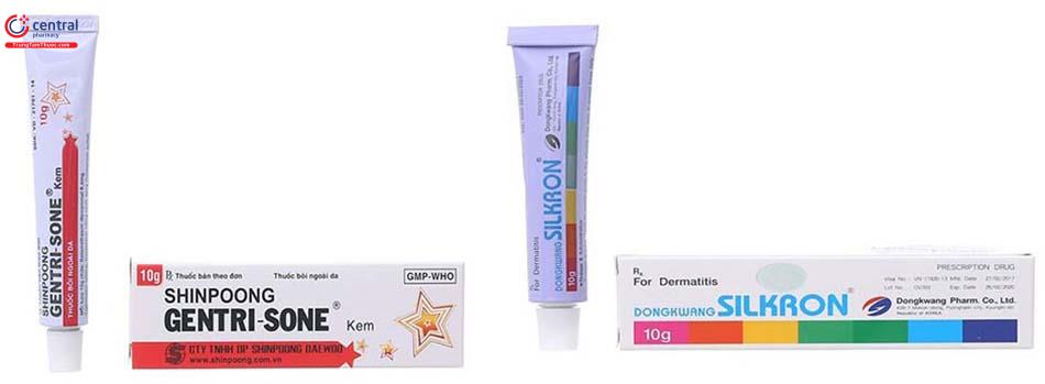 Hình ảnh thuốc mỡ kháng sinh kết hợp corticoid