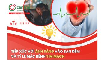 Mối quan hệ giữa tiếp xúc ánh sáng ban đêm và tỷ lệ mắc bệnh tim mạch