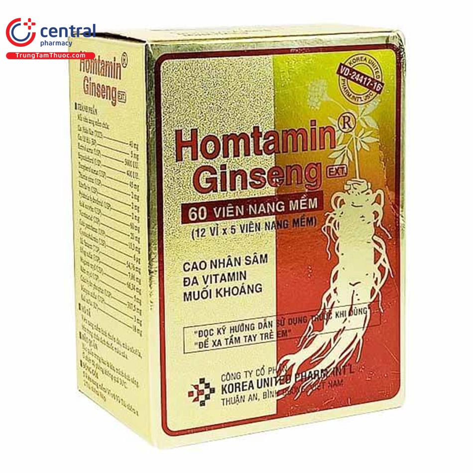 Hình ảnh Homtamin Ginseng