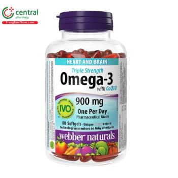 Webber Naturals Triple Strength Omega-3 with CoQ10