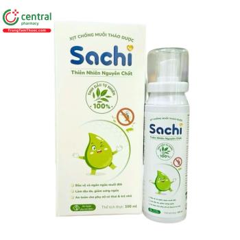 Xịt chống muỗi thảo dược Sachi