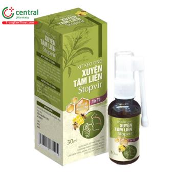 Xịt keo ong Xuyên Tâm Liên Stopvir