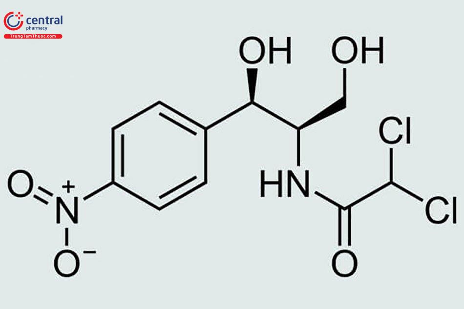 Cấu trúc hoá học của kháng sinh Cloramphenicol