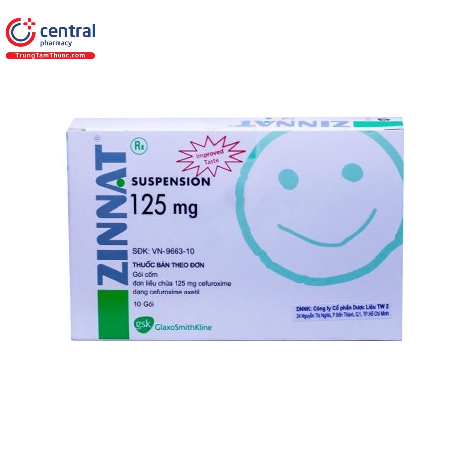 Hình ảnh thuốc Zinnat 125mg
